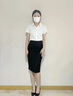 匆蒙純棉夏季短袖白襯衫女輕奢高級(jí)免燙通勤職業(yè)裝女商務(wù)休閑簡(jiǎn)約百搭 曬單實(shí)拍圖