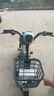 愛瑪電動(dòng)自行車歡樂豆48V12Ah鉛酸電池續(xù)航40km新國標(biāo)迷你踏板 源彩塔塔綠 曬單實(shí)拍圖