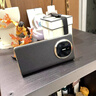 殼潮界【頭層牛皮油蠟紋】華為mate70pro手機殼智能休眠真皮mate60pro翻蓋60全包防摔mate70商務(wù)男保護套 升級磁吸款【紳士黑】 華為mate70Pro【鏡頭全包】 曬單實(shí)拍圖