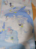 babycare嬰兒抑菌涼席寶寶透氣冰絲席兒童幼兒園可水洗鯨魚噴泉65*120CM 曬單實拍圖