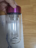 簡先生德國進口品質(zhì)特小水杯150毫升雙層隔熱茶水分離玻璃杯男女士容量 珠光紅 230 曬單實拍圖