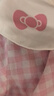 果殼（Gukoo） 睡裙女夏季HelloKitty聯(lián)名新款甜美純棉女家居服睡裙 桃粉  M  曬單實拍圖