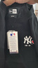 NEW ERA紐亦華MLB愛(ài)心短袖T恤圓領(lǐng)男女情侶NY印花百搭潮 14387844-黑色 M 曬單實(shí)拍圖