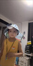 辛麗裳風(fēng)扇帽子兒童太陽能披肩遮陽帽男女寶寶大檐網(wǎng)眼透氣太陽帽帽 米色-A標(biāo)（太陽能風(fēng)扇+口哨） 2-10歲（48-55cm） 曬單實拍圖