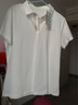 安踏冰絲POLO丨涼感短袖商務(wù)t恤女2025夏季新款翻領(lǐng)透氣上衣162527119 紙莎白-1 L (女170) 曬單實(shí)拍圖