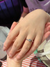 BOEAY一克拉莫桑鉆石戒指女款鉆戒純銀結(jié)求婚戒指鐘久久七夕情人節(jié)禮物 【鉆戒禮盒】免費(fèi)刻字 曬單實(shí)拍圖