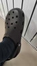 卡洛馳crocs 貝殼泡芙洞洞鞋老爹鞋沙灘增高厚底防滑涼拖鞋包頭休閑拖鞋 芝麻色 37 曬單實拍圖