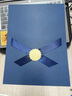 泰檔 榮譽(yù)證書(shū)聘書(shū) A4絲帶外殼歐式證書(shū)獲獎證件書(shū)證書(shū)框證書(shū)套辦公文具 豎版藍色 【5本裝】配10張內芯 曬單實(shí)拍圖