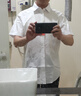 京東京造短袖襯衫男商務(wù)長(zhǎng)絨棉襯衣男白襯衫外套男七夕禮物 白41 曬單實(shí)拍圖
