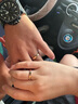 卡地亞（Cartier）戒指 男女同款 毫米寬鑲嵌1顆鉆石CDECARTIER結(jié)婚七夕情人節(jié)禮物 B4086400 18K玫瑰金色 52 曬單實(shí)拍圖