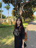 純棉珍珠釘珠潮流短袖t恤女夏季2025新款寬松美式復(fù)古黑色上衣服 黑色 M 曬單實(shí)拍圖