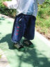 EBMINI 英貝米尼學(xué)步鞋兒童小粉鞋帆布鞋板鞋女童鞋子秋季幼兒園室內(nèi)鞋寶寶鞋 黑米 18 碼內(nèi)長13.4CM適合腳長約12.9C 曬單實(shí)拍圖