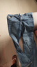 HLA海瀾之家牛仔褲男五袋款涼感錐形刺繡褲子男春夏 曬單實(shí)拍圖