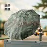 左都（ZUODU）全自動雨傘大號晴雨傘便攜折疊傘小加固加厚結(jié)實(shí)抗風(fēng)米迷彩遮陽傘 曬單實(shí)拍圖