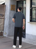 SHANSHAN杉杉兩件套套裝男夏季10A抗菌POLO男士休閑運動(dòng)涼感上衣運動(dòng)褲子 深灰色 【上衣】+黑色【褲子】 M /170【建議95-115斤】 曬單實(shí)拍圖