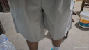 馬登工裝山系戶(hù)外短褲男夏季2025新款潮牌男士寬松薄款休閑五分褲子 淺灰色 /米灰【簡(jiǎn)約/外穿大褲衩】 2XL 曬單實(shí)拍圖