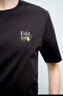 editionT恤女2025春季新款設(shè)計(jì)感花體LOGO葫蘆刺繡短袖純棉上衣 黑色 M 曬單實(shí)拍圖