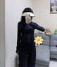 CEENIU防曬衣女士夏季2025新款薄款運動開衫外套緊身透氣防紫外線防曬衣 黑色 UPF50+ M 【建議105-115斤】 曬單實拍圖