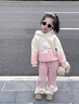 G.DUCKKIDS小黃鴨童裝女童套裝秋冬季2024新款兒童運(yùn)動(dòng)套裝一歲寶寶衣服冬季 粉色 90 建議1~2歲【 80-90cm】cm 曬單實(shí)拍圖