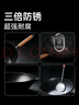 炊大皇鐵鍋家用無(wú)涂層不銹炒鍋燃氣灶專(zhuān)用炒鍋炒菜鍋平底鍋極鐵鍋34cm 曬單實(shí)拍圖