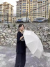 JCZS德國(guó)品牌反向防曬傘防紫外線晴雨兩用遮陽(yáng)雙層黑膠長(zhǎng)柄自動(dòng)高顏值 曜石黑【全自動(dòng)反向不濕車(chē)】 10 曬單實(shí)拍圖