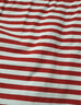 矜持范條紋長(cháng)袖t恤女文藝復古百搭上衣內搭彈力薄款打底衫 中國紅條紋長(cháng)袖 【面料】 XL 125-135斤 曬單實(shí)拍圖