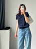 TOMMY HILFIGER【LOGO門襟】夏季男裝商務休閑純色翻領短袖T恤POLO衫34753 白色YBR S （推薦：120-135斤） 曬單實拍圖