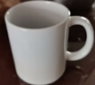 白杯簡(jiǎn)約陶瓷馬克杯家用喝水專(zhuān)用杯早餐杯漱口杯子大容量加厚杯 純白陶瓷杯【單杯】 1個(gè) 320ml 曬單實(shí)拍圖