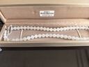 豆蔻時(shí)光精品8mm和田玉白玉項(xiàng)鏈 女士玉石圓珠鏈子送媽媽國(guó)風(fēng)國(guó)潮鎖骨鏈 曬單實(shí)拍圖
