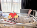 mymini嬰兒投降式防驚跳睡袋夏季薄新生兒襁褓包巾防驚嚇醒防踢被竹纖維 彩虹開腳款 S碼63cm(6-12斤寶寶) 曬單實拍圖