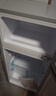 愛妻小冰箱迷你小型家用冷藏冷凍兩用宿舍出租房用雙門辦公室電冰箱節(jié)能省電 【一級(jí)能效】104L銀色【三天約一度電】 曬單實(shí)拍圖