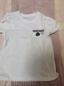 愛(ài)慕兒童（AIMER KIDS）夏季新品50支精梳棉兒童短袖親子T恤白色百搭T舒爽外穿不悶汗顯白 西蘭花AK381H032 110 曬單實(shí)拍圖