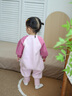 minibala巴拉【抗靜電】嬰幼兒連體衣?lián)u粒絨可外穿插肩袖寶寶衣服2025新款 粉紅60045 73cm 曬單實(shí)拍圖