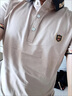 利郎男裝短袖T恤2024夏季新款桑絲翻領(lǐng)半袖中年男士絲polo衫 利1715短袖黑色 M 165/84A【建議95-115斤】 曬單實(shí)拍圖