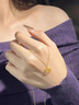 六桂福珠寶 LIU GUI FU JEWELRY織夢(mèng)網(wǎng)足金吊墜女1g黃金項鏈純金鎖骨鏈七夕情人節禮物送女友老婆 吊墜金重約1.45（送s925銀鏈） 曬單實(shí)拍圖