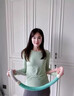 萬凱彈簧呼啦圈初學(xué)者軟體呼啦圈女士美腰瘦腰減肚子加重收腹減肥神器 升級款不掉色彈簧呼啦圈-粉綠灰 曬單實拍圖
