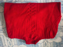 皮爾卡丹（pierre cardin）半高領(lǐng)羊毛衫女士毛衣內(nèi)搭秋冬新款套頭短款打底衫 紅色 S 85-100斤可穿 曬單實(shí)拍圖