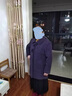 恒源祥2025新款媽媽冬裝水貂絨大衣女中老年人加厚中長款金貂絨毛呢外套 紫色 L 建議105斤以內(nèi)穿 曬單實拍圖