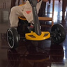 泊威爾折疊兒童卡丁車(chē)四輪3-10歲電動(dòng)6-12歲免安裝可坐人童車(chē)便攜玩具車(chē) 【高配款】黃色（雙電瓶+藍牙） 曬單實(shí)拍圖