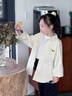 巴拉巴拉童裝薄外套幼童裝寶寶外套男童女童2025新款秋裝格子萌趣印花衣服 奶白10501 120 曬單實(shí)拍圖