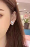 Jay春日花園系列蝴蝶耳夾耳環(huán)大圓臉適合的耳送女友七夕情人節(jié)禮物 曬單實(shí)拍圖