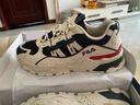 FILA 斐樂TREK滿天星老爹鞋男鞋新款休閑鞋時尚復(fù)古運動鞋跑鞋  白蘆筍/漿果藍-WD 44 曬單實拍圖