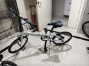 歐亞馬清倉了/XETA聯名鋁合金車架20寸折疊自行車6速男女學生輕便都市 白色 6速 喜瑪諾變速 曬單實拍圖