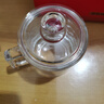 帶蓋泡茶杯加厚耐高溫大容量玻璃把杯待客家用喝茶水杯 加厚玻璃泡茶杯 350ml 曬單實拍圖