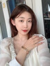 半粒女士手鏈雙層茶晶串珠手鏈2025年新款小眾設計精致高級感水晶手串 茶晶雙層手鏈 曬單實(shí)拍圖
