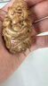 假一賠萬（財神爺）金絲楠木小葉楨楠手把件整木雕刻小擺件 曬單實拍圖