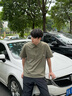 LAZY DAY TREND戶(hù)外防曬涼感速干半拉鏈POLO衫男士夏季寬松工裝短袖T恤 叢林綠 XL 曬單實(shí)拍圖