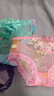 莫代爾內褲女士蕾絲邊網(wǎng)紗胖MM刺繡低腰無(wú)痕大碼新款透氣 804藍色+804玫紅+804紫色 3條 M (160) 曬單實(shí)拍圖