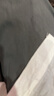 糖力【商場(chǎng)同款】春秋新款黑色絲絨闊腿褲女高腰顯瘦休閑褲長(cháng)褲 黑色 XS 曬單實(shí)拍圖