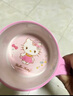 五和（WUHE）輔食碗兒童餐具寶寶吃飯碗卡通帶手柄嬰幼兒碗耐樹脂食品級防燙 凱蒡貓單柄碗400ML+勺子 曬單實拍圖